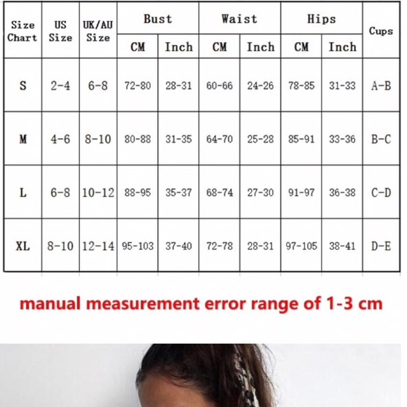 White Padded V Wire Bikini Swim Suit - Picture 4 of 4